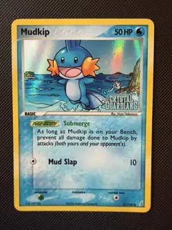 Mudkip 57/100 Reverse Holo Stamped ex Crystal Guardians Pokemon Card NM - Image 1