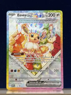 Eevee ex 174 Sv: Scarlet & Violet Black Star Promo Card Holo - Image 1
