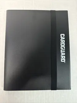 CardGuard Trading Card Folio 9 Pocket Side Loading Binder Black - Image 1