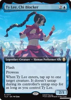 Ty Lee, Chi Blocker (Extended Art) [TLA - 371] - NM TCG MTG - Image 1