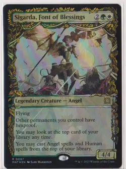 Sigarda, Font of Blessings (Showcase) March of the Machine: The Aftermath Foil - Image 1