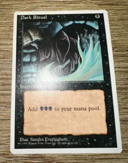 MTG X1 * Dark Ritual X1 NM 4th Edition Regular SellbyCyn - Image 2