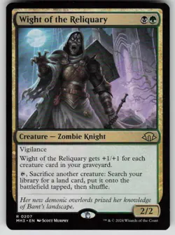 Wight of the Reliquary Rare Modern Horizons 3 207 MTG Near Mint 2024 - Image 1