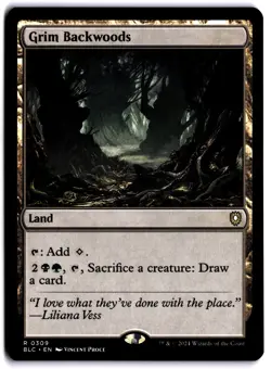 Grim Backwoods NM BLC Commander: Bloomburrow MTG - Image 1