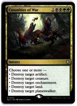 Casualties of War NM BLC Commander: Bloomburrow MTG - Image 1