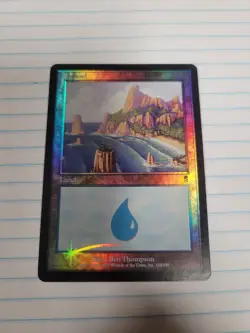 ISLAND FOIL 336 MTG ODYSSEY Magic the Gathering - Image 1