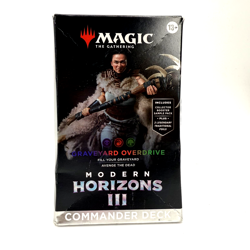 MTG Magic Modern Horizons 3 Commander Deck Graveyard Overdrive, Sealed Box - Image 1