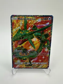 Pokemon TCG Pocket Rayquaza Holographic Illustration Rare - Fan Art - Image 1