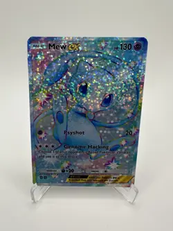 Pokemon TCG Pocket Mew Holographic Illustration Rare - Fan Art - Image 1
