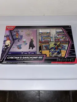Pokemon TCG: Cynthia’s Garchomp ex Premium Collection box Sealed - Image 1