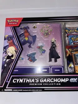 Pokemon TCG: Cynthia’s Garchomp ex Premium Collection box Sealed - Image 2