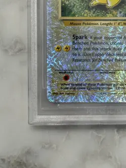 2002 Pokemon Legendary Collection Pikachu Reverse Holo #86 BGS 8.5 NM-MT+ - Image 5