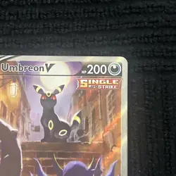 Pokemon Umbreon V Ultra Rare 189/203 Evolving Skies Full Art Alt Art Holo - Image 4
