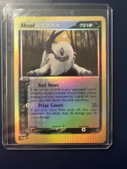 Pokemon TCG Absol EX Dragon 1/97 2003 - E Reader Reverse Holo LP - Image 1