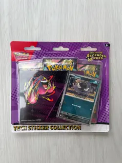 Pokemon TCG Mega Evolution Ascended Heroes Tech Sticker Collection | Gastly - Image 1