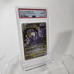 PSA 10 POKEMON GO 2022 MEWTWO VSTAR SECRET GOLD FULL ART #086 - Image 2