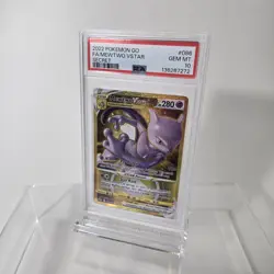 PSA 10 POKEMON GO 2022 MEWTWO VSTAR SECRET GOLD FULL ART #086 - Image 3