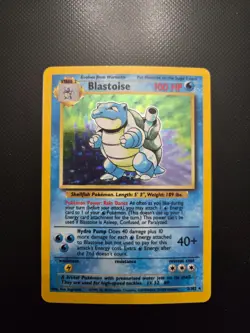Pokemon TCG 2000 Base Set 2 Holo Rare Blastoise (2/130) -LP/MP - Image 2