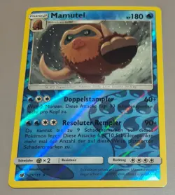 Mamutel # 21/111 Reverse Holo Aufziehen der Sturmrote 2017 Pokemon N.Mint-Mint - Image 1
