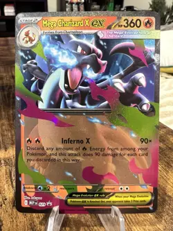 Pokemon TCG Mega Charizard X EX MEP 029 Black Star Promo NM - Image 1