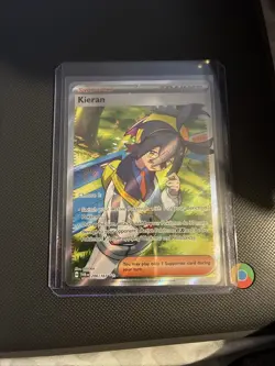 NM Pokemon Twilight Masquerade Kieran Ultra Rare Full Art 206 - Image 1