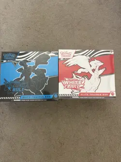 Pokemon Black Bolt and White Flare Elite Trainer Box Bundle - Image 1