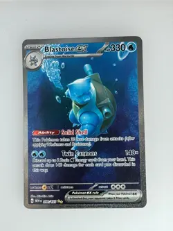 2023 Pokemon 151 Blastoise ex 200/165 - Image 1
