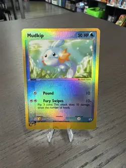 Mudkip 010 LP (e-League) Nintendo Black Star Promo Pokemon TCG Reverse Holo - Image 1