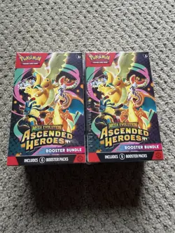 Pokemon TCG Ascended Heroes Booster Bundle X2 Mega Evolutions Sealed - Image 1