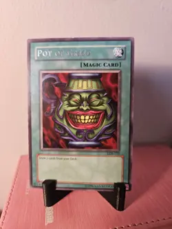 Pot Of Greed - LOB-119 - Rare - LP - Magic Card Original Yugioh - Image 1