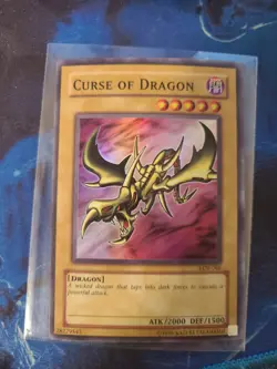 Curse Of Dragon - LOB-066 - Super Rare - NM - Yugioh Original Print - Image 1