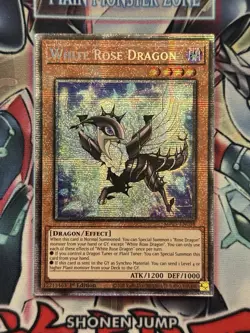 Yugioh! White Rose Dragon Starlight Rare Near Mint 1st Ed MP25-EN038 - Image 1