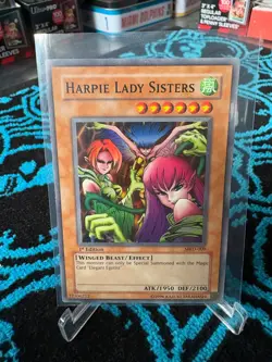 Yu-Gi-Oh 1st Edition Harpie Lady Sisters MRD-009 Super Rare - Image 1
