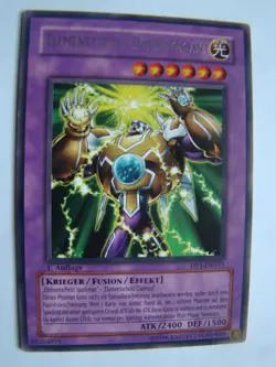 N305 YU-GI-OH SAMMEL KARTE ELEMENTARHELD DONNERGIGANT DPI-DE011 1. Auflage - Image 1