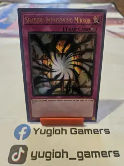 Yu-Gi-Oh Shadow Imprisoning Mirror MAMA 1st Edition Ultra Rare Light Played - Image 1