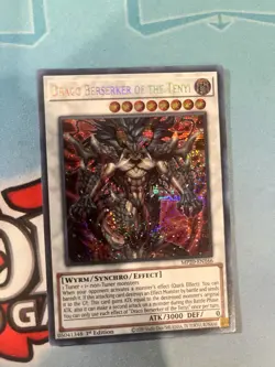 Yu-Gi-O! Draco Berserker of the Tenyi MP20-EN166 Prismatic Secret Rare 1st NM - Image 3
