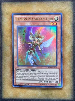 Yugioh Lemon Magician Girl MVP1-EN051 Ultra Rare 1st Ed NM - Image 1