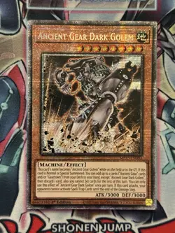 Yugioh! Ancient Gear Dark Golem Starlight Rare Near Mint 1st Edition MP25-EN003 - Image 1