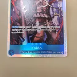 One Piece Card Game Kaido OP04-044 SR Kingdoms Of Intrigue NM FOIL TCG CCG - Image 5