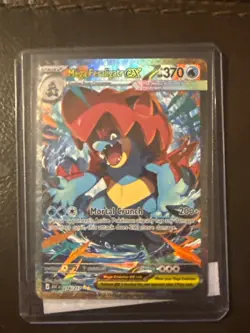 Pokemon TCG Mega Feraligatr EX Full Art Holo Card 274/217 - Image 1