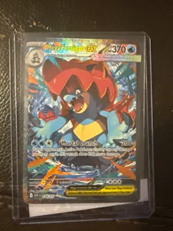 Pokemon TCG Mega Feraligatr EX Full Art Holo Card 274/217 - Image 2