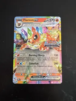 Flareon ex 014/131 Prismatic Evolutions Pokemon Card NM - Image 1