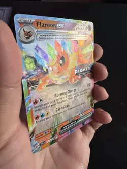 Flareon ex 014/131 Prismatic Evolutions Pokemon Card NM - Image 3