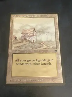 Adventurer's Guildhouse Legends Mtg Magic The Gathering Trading Card LP - Image 1