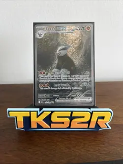 Excadrill ex 168/086 Black Bolt Special Illustration Rare Pokemon Card NM - Image 1