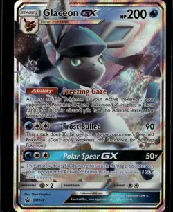 Glaceon GX Promo SM Promos SM147 Water Pokemon Card TCG - Image 1