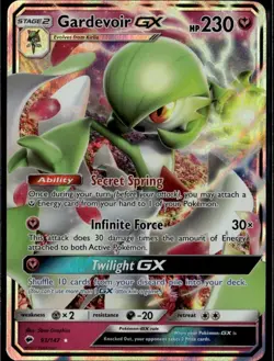 Gardevoir GX Ultra Rare SM - Burning Shadows 93/147 Fairy Pokemon Card TCG - Image 1