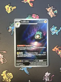 Pokemon TCG Bellibolt Obsidian Flames Holo Card 201/197 Illustration Rare - Image 1