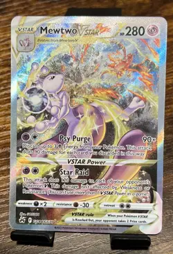 Pokemon Mewtwo VSTAR Crown Zenith Galarian Gallery Card GG44/GG70 - Image 1