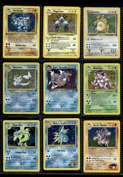 Vtg Pokemon Card Collection Lot Base Set 1st Edition Promo Binder Holos WOTC - Image 1